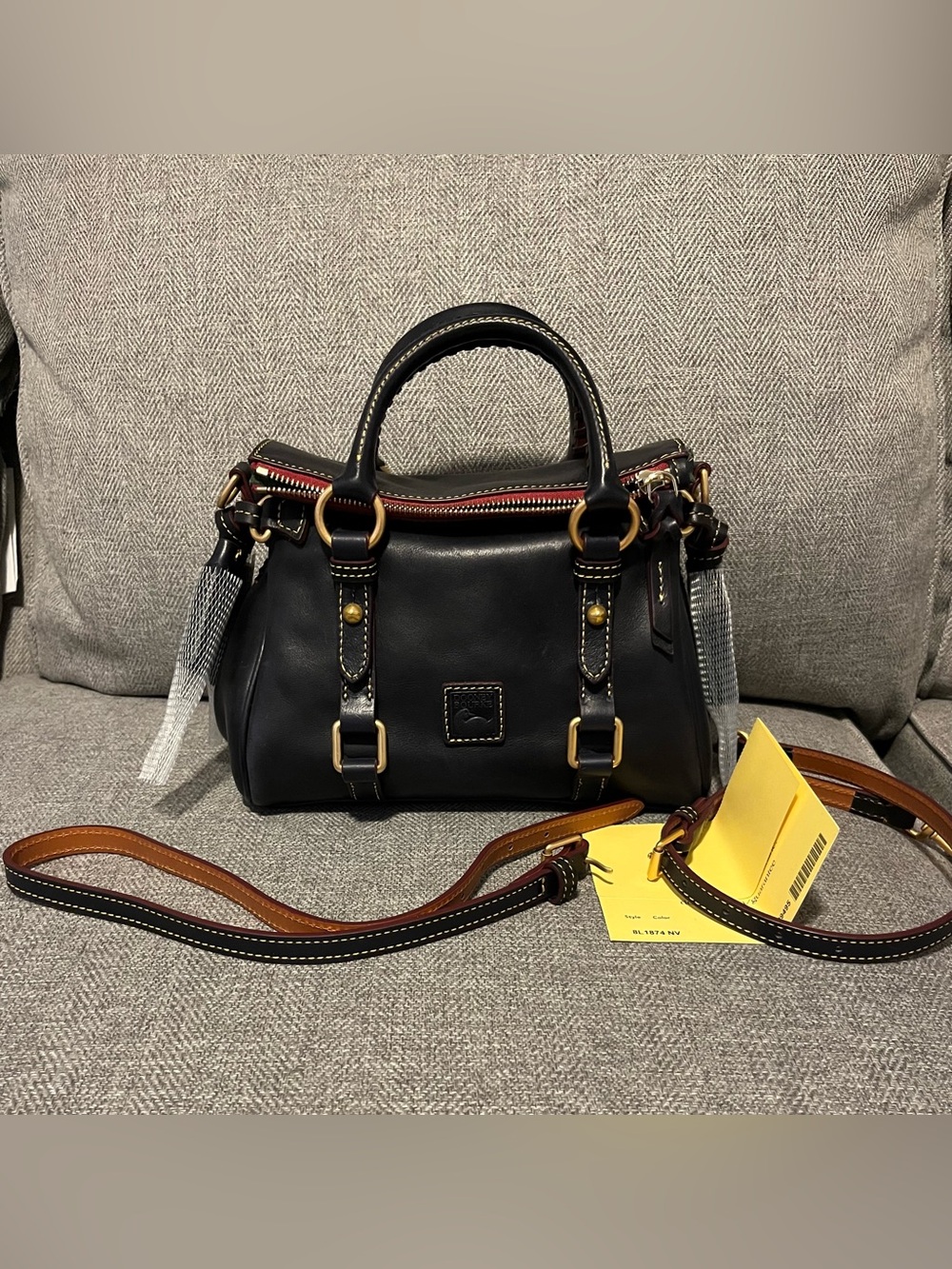 Dooney & Bourke Florentine Micro satchel navy